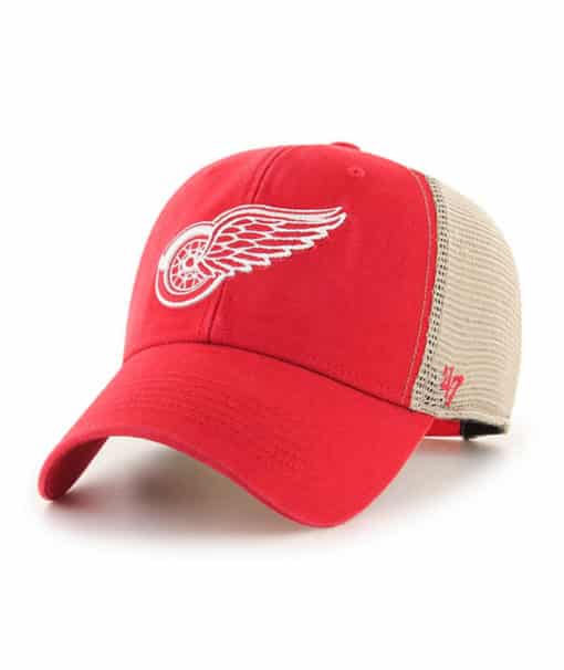Detroit Red Wings 47 Brand Red MVP Mesh Snapback Hat
