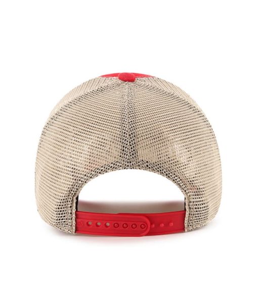 Detroit Red Wings 47 Brand Red MVP Mesh Snapback Hat - Image 2