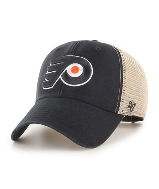 Philadelphia Flyers 47 Brand Black MVP Mesh Snapback Hat