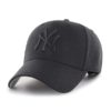 New York Yankees 47 Brand All Black MVP Adjustable Hat