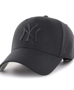 New York Yankees 47 Brand All Black MVP Adjustable Hat