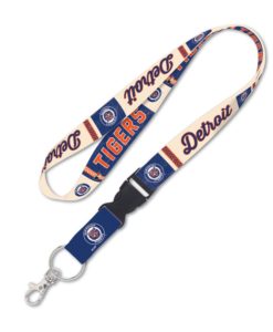 Detroit Tigers Cooperstown Cream Detachable 1" Lanyard