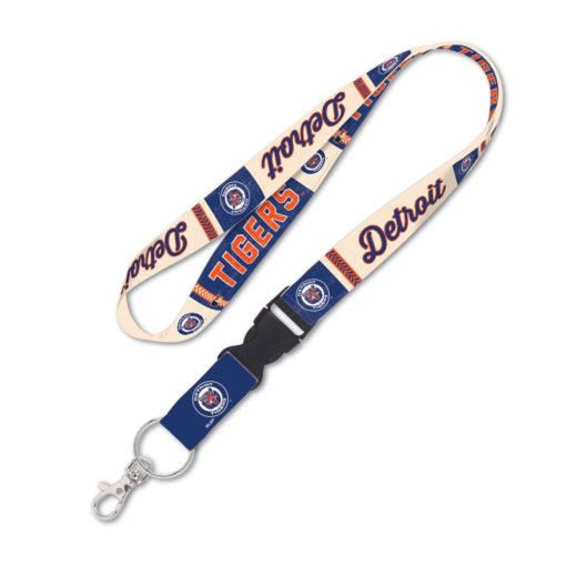 Detroit Tigers Cooperstown Cream Detachable 1" Lanyard