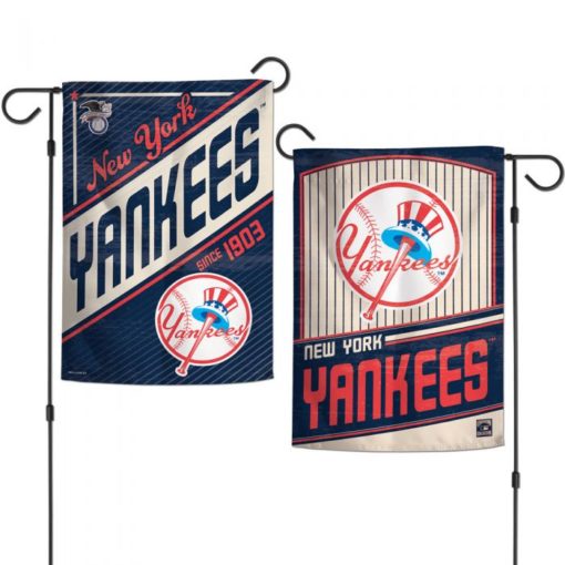 New York Yankees 12.5″x18″ 2 Sided Navy Cooperstown Garden Flag