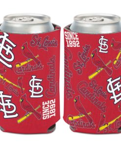 St. Louis Cardinals 12 oz Red Scatter Can Cooler Holder
