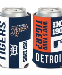 Detroit Tigers 12 oz Color Block Can Cooler Holder