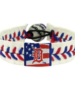 Detroit Tigers Baseball Bracelet Stars & Stripes