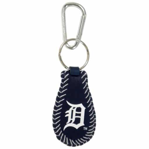 Detroit Tigers Keychain - Navy Classic Baseball