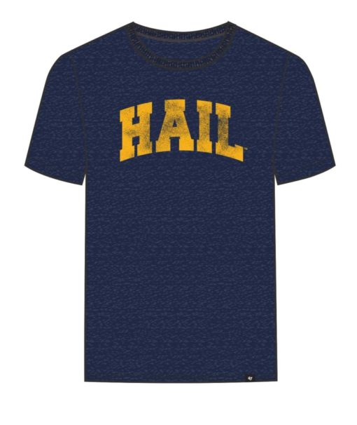 Michigan Wolverines Men's 47 Brand Hail Navy T-Shirt Tee