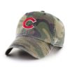 Chicago Cubs 47 Brand Camo Cargo Clean Up Adjustable Hat