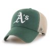 Oakland Athletics 47 Brand Dark Green MVP Mesh Snapback Hat
