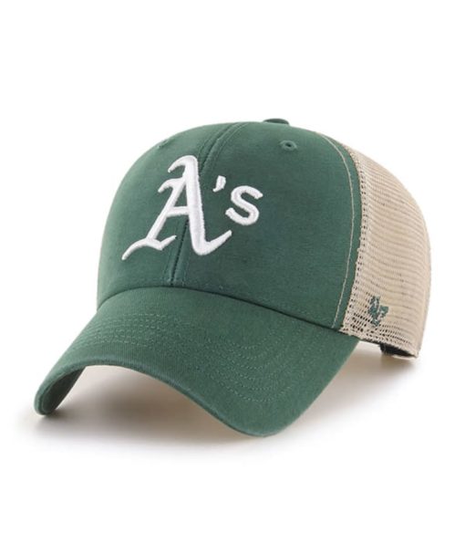 Oakland Athletics 47 Brand Dark Green MVP Mesh Snapback Hat