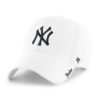 New York Yankees Women's 47 Brand White Miata Clean Up Adjustable Hat