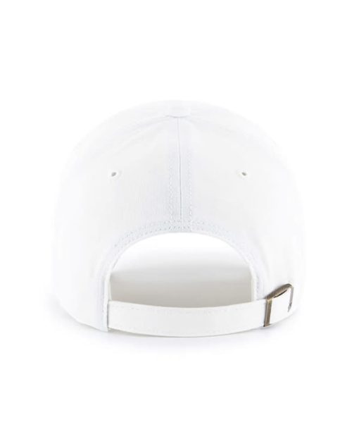 New York Yankees Women's 47 Brand White Miata Clean Up Adjustable Hat ...