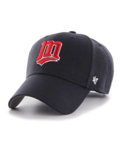 Minnesota Twins 47 Brand Cooperstown Navy MVP Adjustable Hat