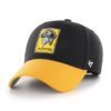 Pittsburgh Pirates 47 Brand Cooperstown Black Yellow MVP Adjustable Hat