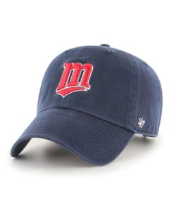Minnesota Twins 47 Brand Cooperstown Navy Clean Up Adjustable Hat