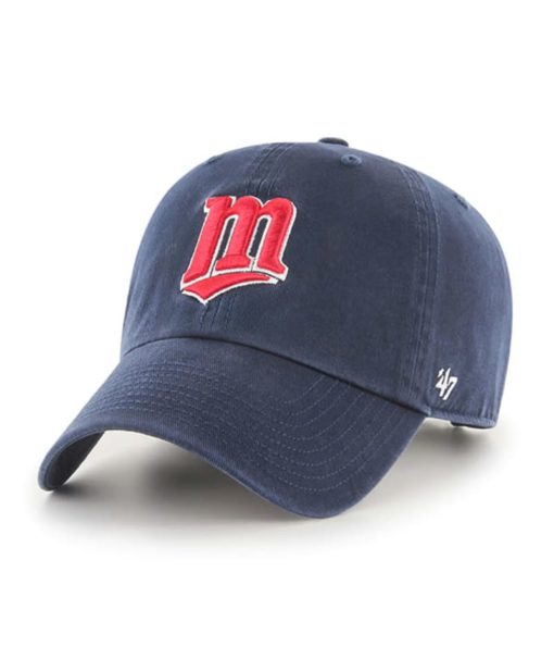 Minnesota Twins 47 Brand Cooperstown Navy Clean Up Adjustable Hat