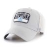 North Carolina Tar Heels 47 Brand Gray Clean Up Mesh Snapback Hat