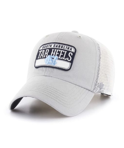 North Carolina Tar Heels 47 Brand Gray Clean Up Mesh Snapback Hat