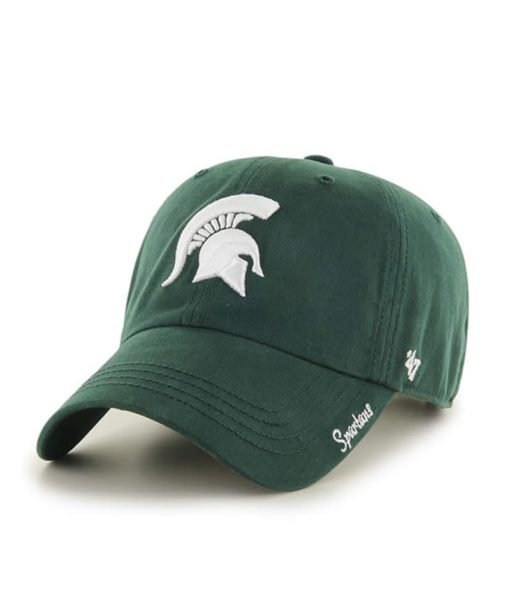 Michigan State Spartans Women's 47 Brand Miata Dark Green Clean Up Adjustable Hat
