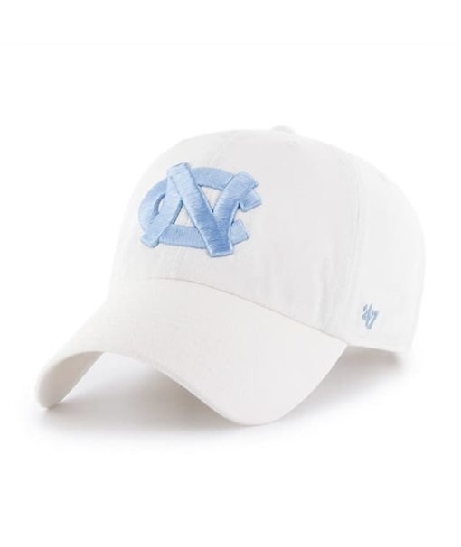 North Carolina Tar Heels 47 Brand White Clean Up Adjustable Hat