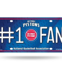 Detroit Pistons #1 Fan License Plate