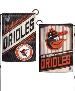 Baltimore Orioles 12.5″x18″ 2 Sided Cooperstown Garden Flag