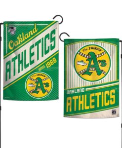 Oakland Athletics 12.5″x18″ 2 Sided Cooperstown Garden Flag