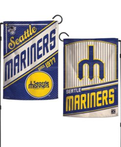 Seattle Mariners 12.5″x18″ 2 Sided Cooperstown Garden Flag