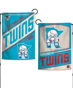 Minnesota Twins 12.5″x18″ 2 Sided Cooperstown Garden Flag