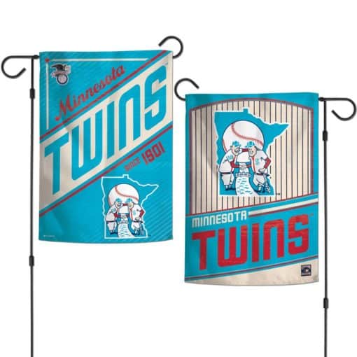 Minnesota Twins 12.5″x18″ 2 Sided Cooperstown Garden Flag