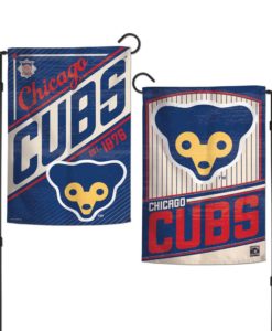 Chicago Cubs 12.5″x18″ 2 Sided Cooperstown Garden Flag