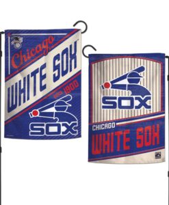 Chicago White Sox 12.5″x18″ 2 Sided Cooperstown Garden Flag