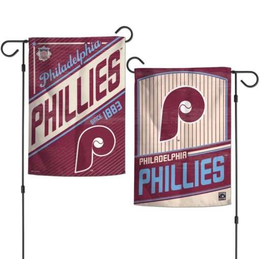 Philadelphia Phillies 12.5″x18″ 2 Sided Cooperstown Garden Flag