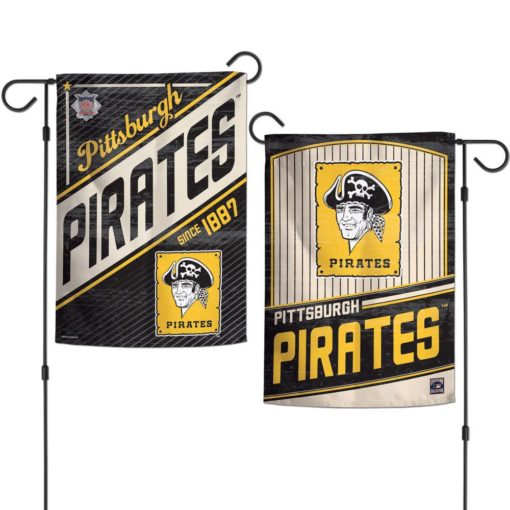 Pittsburgh Pirates 12.5″x18″ 2 Sided Cooperstown Garden Flag