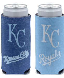 Kansas City Royals 12 oz Heather Blue Slim Can Cooler Holder