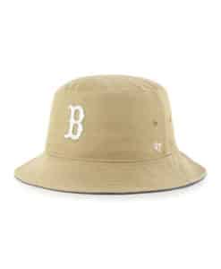 Boston Red Sox 47 Brand Khaki Chambray Ballpark Bucket Hat