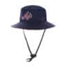 Atlanta Braves 47 Brand Navy Classic Panama Bucket Hat