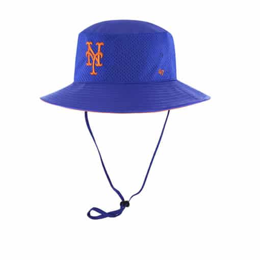 New York Mets 47 Brand Blue Panama Bucket Hat