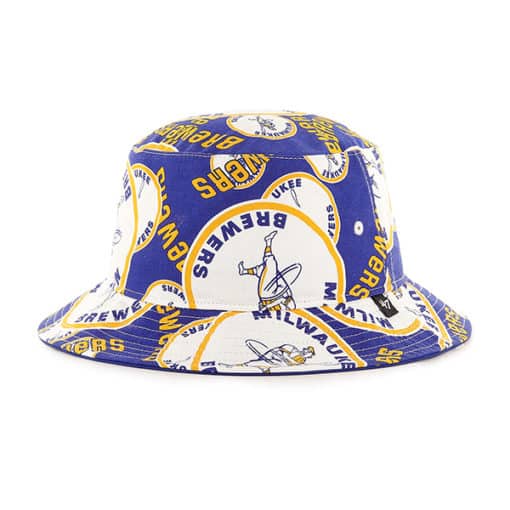 Milwaukee Brewers 47 Brand Blue Cooperstown Bucket Hat