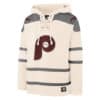 Philadelphia Phillies Men's 47 Brand Vintage Cream Pullover Jersey Hoodie