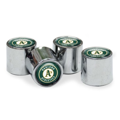 Oakland Athletics Tire Valve Stem Caps