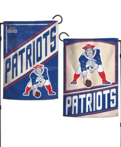 New England Patriots 12.5"x18" Classic 2 Sided Garden Flag