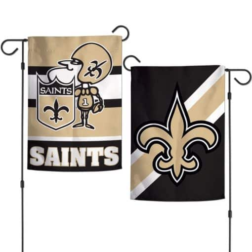 New Orleans Saints 12.5″x18″ Sir Saint 2 Sided Garden Flag