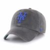 New York Mets 47 Brand Graphite Franchise Fitted Hat