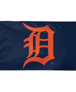 Detroit Tigers 3' x 5' Road Navy Orange Deluxe Flag