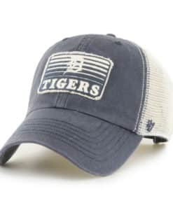 Detroit Tigers 47 Brand Vintage Navy Lake Mesh Clean Up Snapback Hat