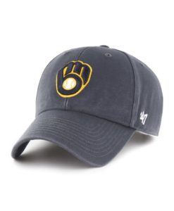Milwaukee Brewers 47 Brand Vintage Navy Legend MVP Adjustable Hat