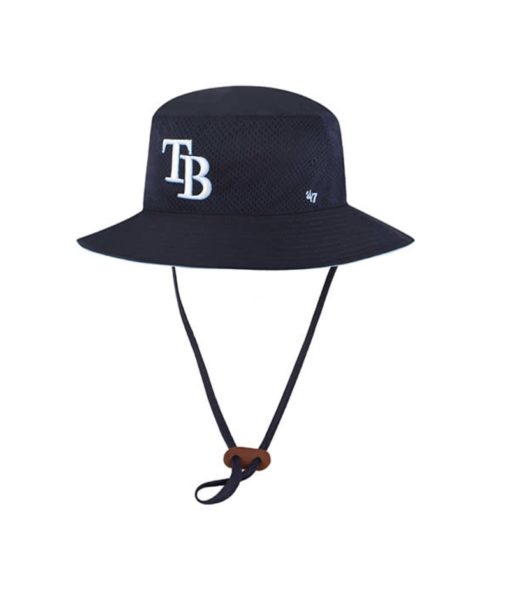 Tampa Bay Rays 47 Brand Navy Panama Bucket Hat